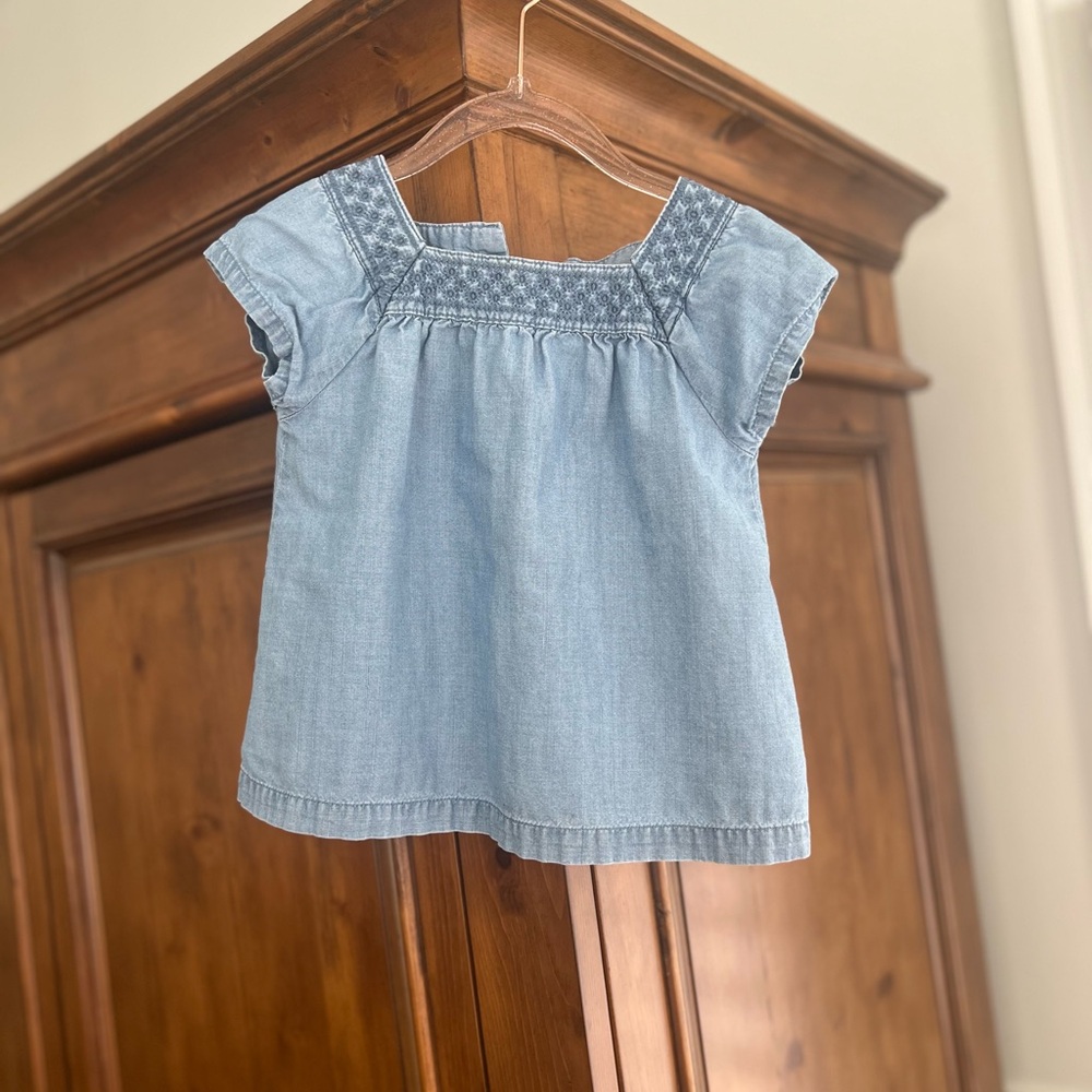 Carter's Light Blue Kids Blouse